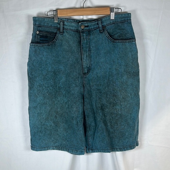 Vintage Denim Blue Jean Shorts size(34) - Picture 1 of 5